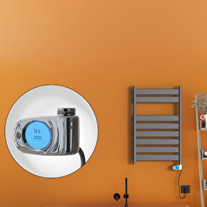 Bora Bora Elektrikli Havlupan 300 Watt 500x800 Antrasit (musa Termostat)