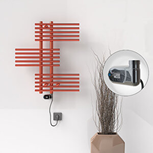Fiji Elektrikli Havlupan 650x740 Rose Gold (thesis Termostat) 200w