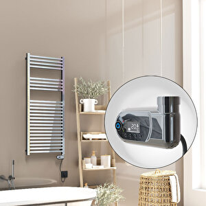 Barbados Elektrikli Havlupan 500x1200 Krom  (thesis Termostat) 600w