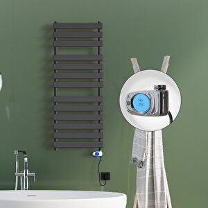 Tahiti Elektrikli Havlupan 500x950 Antrasit Texture (musa Termostat) 600w