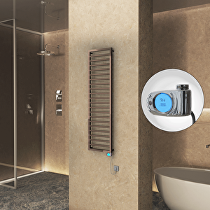 Naxos Elektrikli Havlupan 500x1655 Rose Gold Parlak (musa Termostat) 600w