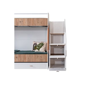 Ranza, Vita Bohem Yavrulu Ceviz Ranza 4 Kapaklı Dolap 2 Adet Comfort Yatak