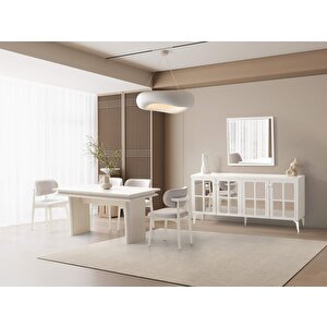 Teksas Yemek Odası Takımı %100 Mdf | Ücretsiz Teslimat Ve Kurulum