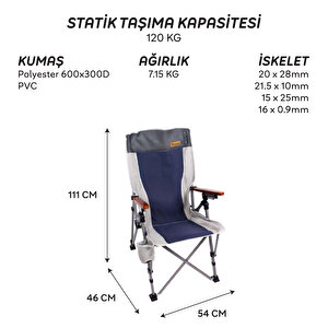 Freecamp Trager Katlanır Sandalye-laci̇vert