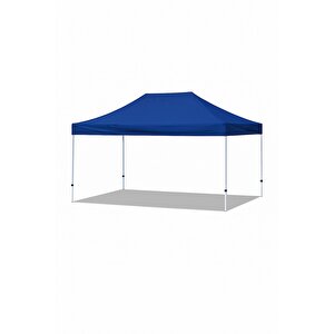 Mavi 3x6 Katlanır Makaslı Çardak