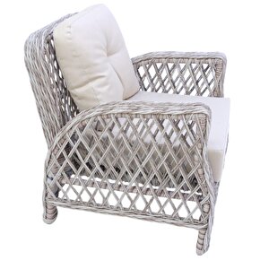 Mira Rattan Bahçe Oturma Grubu | 3+1+1 Sehpalı Bahçe Takımı