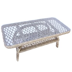 Mira Rattan Bahçe Oturma Grubu | 3+1+1 Sehpalı Bahçe Takımı