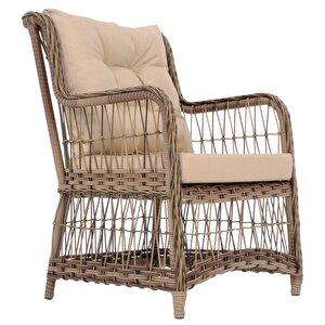 Lavida Bahçe Oturma Takımı | Rattan Bahçe Balkon Takımı |  3+1+1 Ve Sehpa