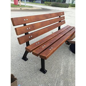 Bahçe Bankı Döküm Ayaklı Bank Ahşap Bahçe Bankı Park Oturma Bankları