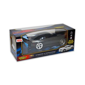 s 1:14 Ölçekli Chevrolet Copo Camaro Işıklı Uzaktan Kumandalı Araba Siyah 1402b