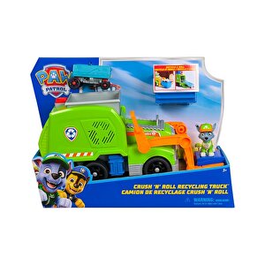 Paw Patrol Rocky Ile Crush N Roll Geri Dönüşüm Kamyonu 6071248