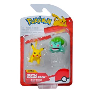 Pokemon Battle Figür Pikachu Ve Bulbasaur Pkw3281
