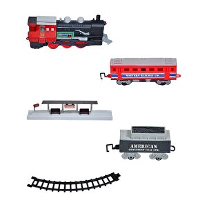 Toys Western Express 12 Parça Işıklı Ve Sesli 3lü Tren Seti 7019