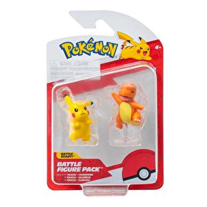 Pokemon Battle Figür Pikachu Ve Charmander Pkw3280