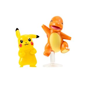 Pokemon Battle Figür Pikachu Ve Charmander Pkw3280