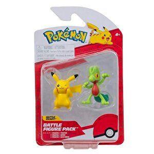 Pokemon Battle Figür Pikachu Ve Treecko Pkw3593