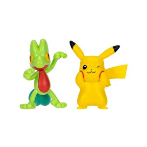 Pokemon Battle Figür Pikachu Ve Treecko Pkw3593