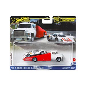 Hot Wheels Car Culture Team Transport 66 Porsche 906 Carera 6 Cary On Hrv47