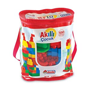 Akıllı Çocuk Renkli Bloklar 100 Parça 01023