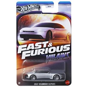 Hot Wheels Silver Series Fast Ve Furious Villains Zozz Delorean Alphas Jby38