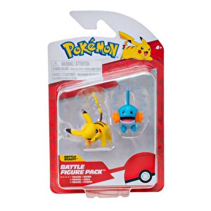 Pokemon Battle Figür Pikachu Ve Mudkip Pkw3592