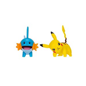 Pokemon Battle Figür Pikachu Ve Mudkip Pkw3592