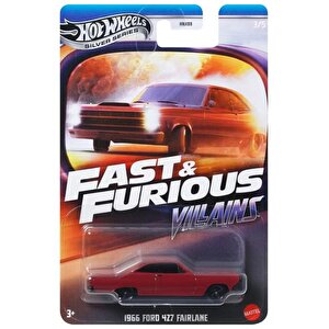 Hot Wheels Silver Series Fast Ve Furious Villains 1966 Ford 427 Fairlane Jby36