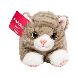 Toys Pelüş Gri Kedi 25 Cm 4522
