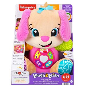 Fisher Price Gül Ve Öğren Akıllı Aşamalar Yavru Köpek Pembe Jfd34