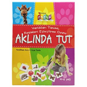 Aklında Tut Eşleştirme Ve Hafıza Oyunu Kartları Morpa Yayınları