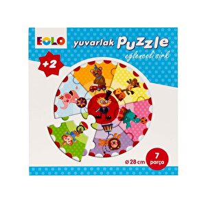 Yuvarlak Puzzle Eğlenceli Sirk Eolo Yayınları