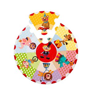 Yuvarlak Puzzle Eğlenceli Sirk Eolo Yayınları