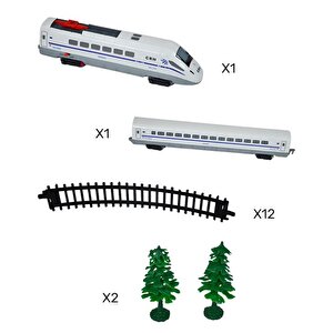 s Yüksek Hızlı Tren 1:43 Işıklı Ve Sesli Raylı Serisi 1807b13