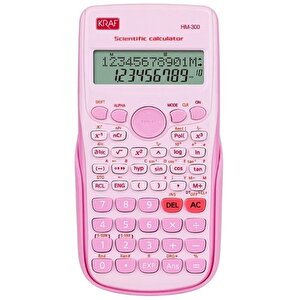 Bilimsel Fonksiyonlu Hesap Makinesi Pembe Hm300