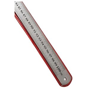500g 100 Cm Inch Ölçülü Çelik Cetvel