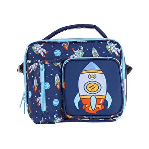Kaukko Kids Okul Beslenme Çantası Leather Astronaut L7260