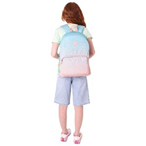 Kaukko Dots Okul Sırt Çantası Salmon K1805
