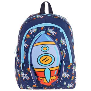 Kaukko Kids Okul Sırt Çantası Leather Astronaut L5260