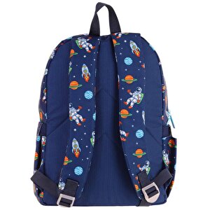 Kaukko Kids Okul Sırt Çantası Leather Astronaut L5260