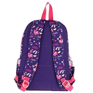 Kaukko Kids Okul Sırt Çantası Leather Flamingo L5223