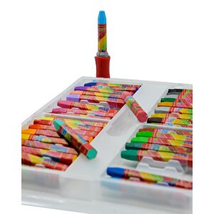 36 Renk Çantalı Pastel Boya
