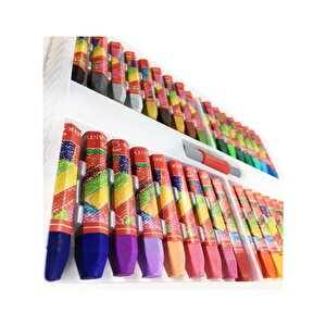36 Renk Çantalı Pastel Boya
