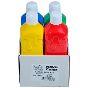 Parmak Boyası 500 Gr 4 Renk Nc783