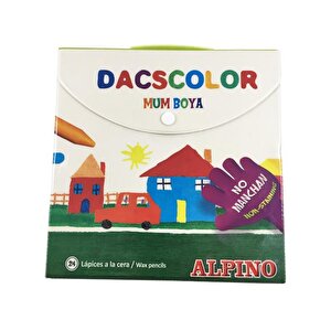 Dacscolor 24 Renk Mum Boya Kalemi