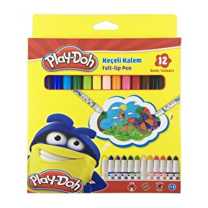 Play Doh Keçeli Boya Kalemi 12 Renk (5 Mm)