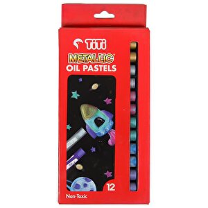 Titi Metallic Yağlı Pastel Boya 12li Pl12mh