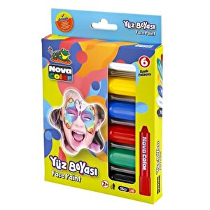Yüz Boyası 6 Renk Nc212