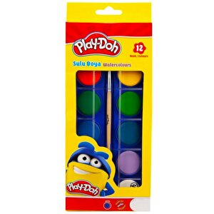 Play Doh 12 Renk Sulu Boya Seti 28mm Playsu003