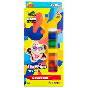 Yüz Boyası 10 Renk Nc213