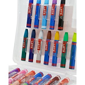 Çantalı 24 Renk Pastel Boya